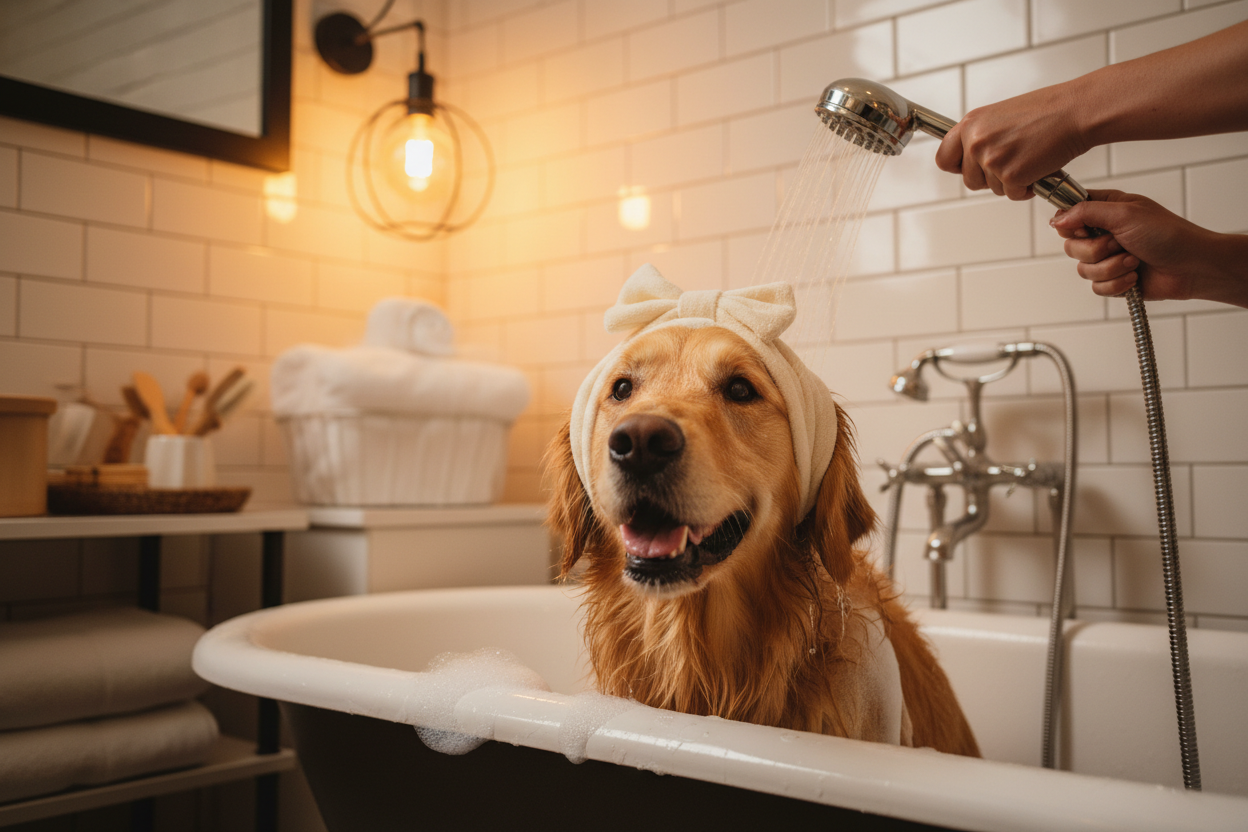 Does Your Dog Hate Bath Time? This 4-in-1 Ear Cover Changes Everything